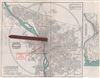 1926 Fred Bain Guide Map of Portland, Oregon