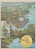 1909 Walker Bird's-Eye View Map of Portland Railroad System, Maine