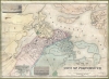 1850 Henry Walling Wall Map of Portsmouth, New Hampshire