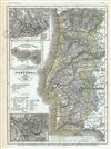 1853 Meyer Map of Portugal