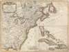 1777 J. Leopold Imbert Revolutionary War Map of the English Colonies