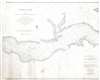 1862 U.S. Coast Survey Nautical Chart / Map of the Potomac River, Maryland and Virginia