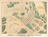 1871 Vaux and Olmsted Map of the Concert Grove, Prospect Park, Brooklyn, New York