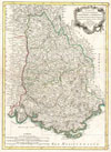 1771 Bonne Map of Dauphine and Provence, France