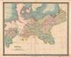 1831 Dower / Teesdale Map of Prussia, Northern Germany