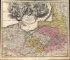 1710 Homann Map of the Kingdom of Prussia