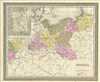 1849 Mitchell Map of Prussia