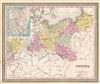 1854 Mitchell Map of Prussia