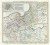 1854 Perthes Map of Prussia