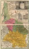 1735 Homann Heirs map of Prussian Lithuania