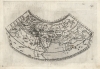 1574 Ruscelli map of the World According to Ptolemy