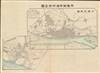 1912 Pocket Map of Pyongyang and Nampo under Japanese Colonial Rule