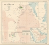 1925 Chessman Map of Eastern Arabia (Rub' al Khali), Qatar