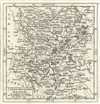 1749 Vaugondy Map of Electoral Rhenish Circle of Germany (Riesling Wine Region)