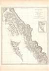 1799 Vancouver Map of Southern Alaska and British Columbia