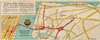 1941 New York City Tunnel Authority Map of the Queens Midtown Tunnel