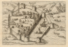 1615 Henri de Beauvau Bird's Eye View of Ragusa (Dubrovnik, Croatia)