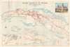 1913 Waterlow Railroad Map of Cuba