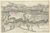 1854 Pharoah Map of Ramanmalai Block near Ballari, Karnataka, India
