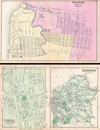 1873 Beers Map of Ravenswood, Long Island City, Queens, New York City