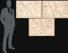 1799 Depot de la Marine Three Nautical Map or Chart Set of the Red Sea