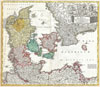 1730 Homann Map of Denmark