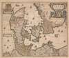1680 Visscher Map of Denmark