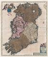 1680 De Wit Map of Ireland