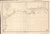 1846 Direccion Hidrografia Nautical Map of the Gulf of Mexico w/Republic of Texas