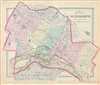1878 Gray Map of the City of Richmond, Virginia