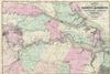 1862 Johnson Map of Richmond, Virginia and Vicinity (Peninsular Campaign)