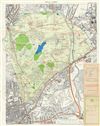 1968 Ordnance Survey Map of Richmond Park (Royal Parks), London, England
