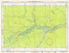 1954 U.S. Air Force Aeronautical Chart or Map of Rio Nhamunda, Brazil