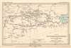 1894 Hassenstein Map of the Rio Polochic (Polochic River), Guatemala