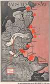 1944 Chapin Map of Eastern Europe and the Red Army Advance
