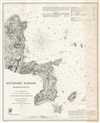 1859 U.S. Coast Survey Chart or Map of Rockport Harbor, Massachusetts
