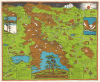 1938 Richardson Rome Pictorial Map of Rocky Mountain National Park, Colorado