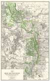 1888 Ensign Forestry Map of the Rocky Mountains