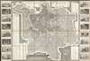 1824 Ruga City Map or Plan of Rome, Italy