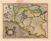 1607 Mercator/Hondius Map of the Roman Campagna