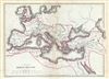 1867 Hughes Map of the Roman Empire
