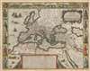 1646 John Speed Map of the Roman Empire