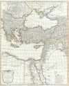 1794 Anville Map of the Eastern Roman Empire (inclues Greece)