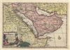 1707 Van der Aa Map of Arabia and Egypt