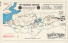 1945 Pictorial WWII Route Map of Europe: 89th Infantry Division