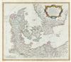 1750 Vaugondy Map of Denmark