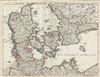 1710 Delisle Map of Denmark