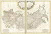 1771 Bonne Map of Russia (2 maps)