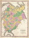 1827 Finley Map of Russia