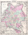 1862 Johnson Map of Russia